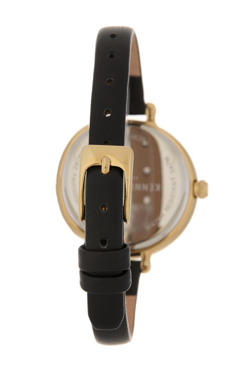 Kenneth Cole New York Women's Thin Leather Strap Watch, 32mm, Alternate, color,