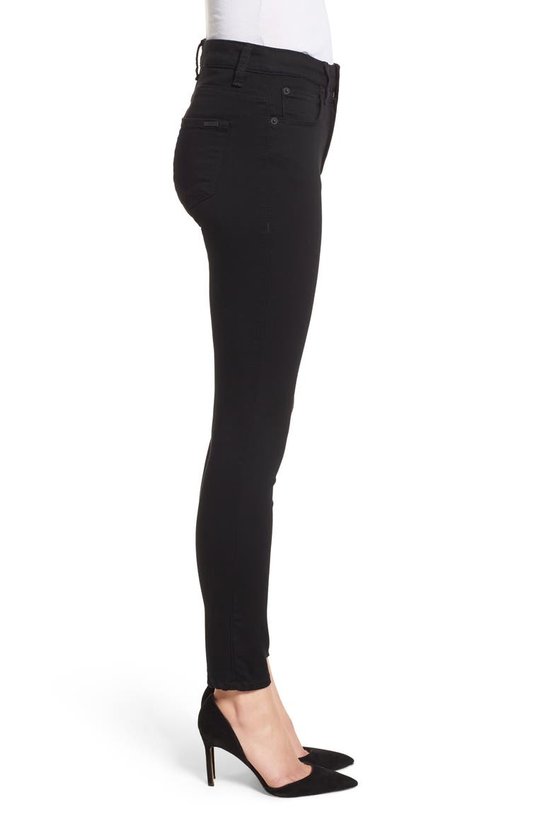 Ellie High Waist Skinny Jeans, Alternate, color, BLACK