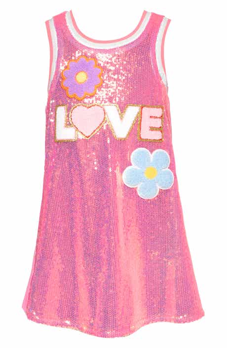 Baby Sara Kids' A-Line Sequin Tank Dress