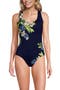  Deep Sea/Blue Floral Tropic