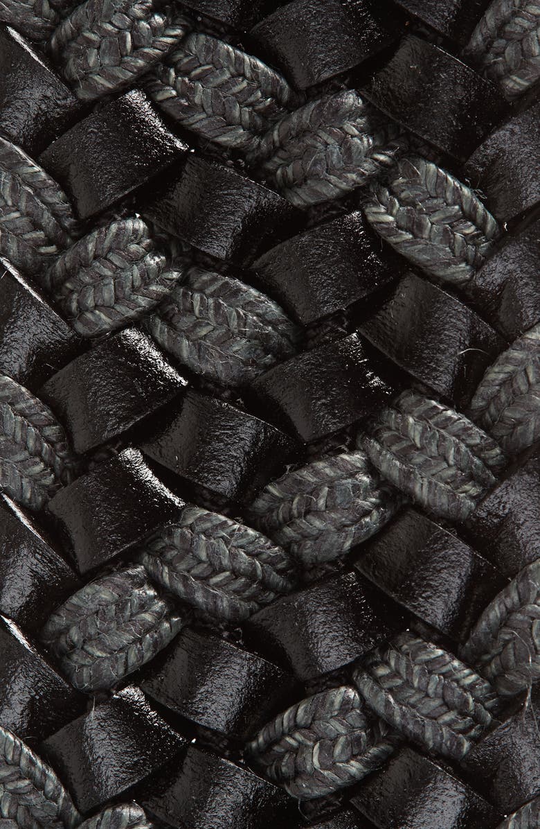 Torino Braided Linen and Leather Belt, Alternate, color, 