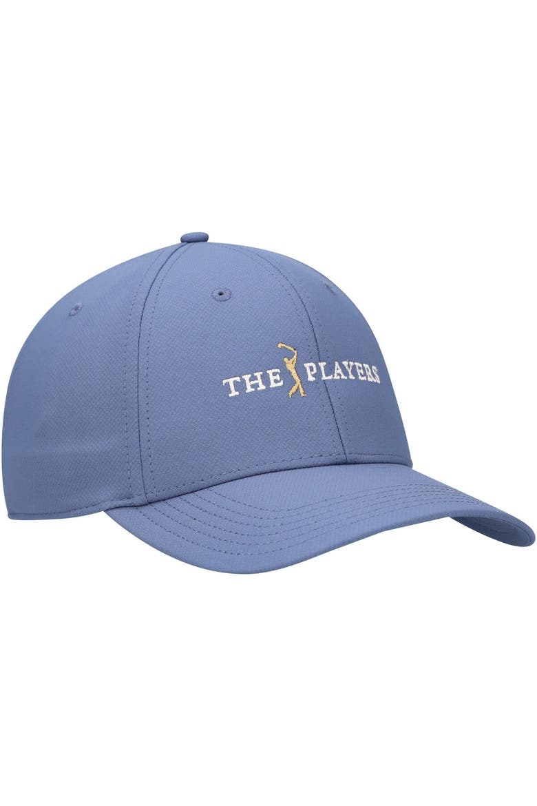 Men's THE PLAYERS  Ahead Light Blue  Stratus Structured Ultimate Fit Adjustable Hat, Alternate, color, Cream