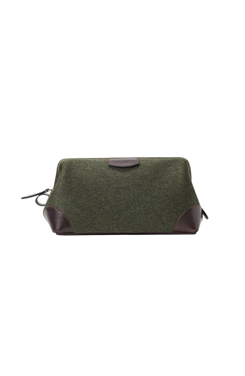 Robert Talbott SIMPSON LODEN DOPP KIT, Main, color, Green