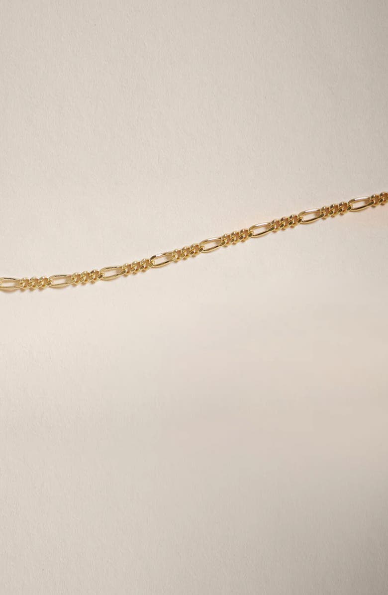 YOJ Figaro Midi Choker Necklace in Gold, Alternate, color, Gold