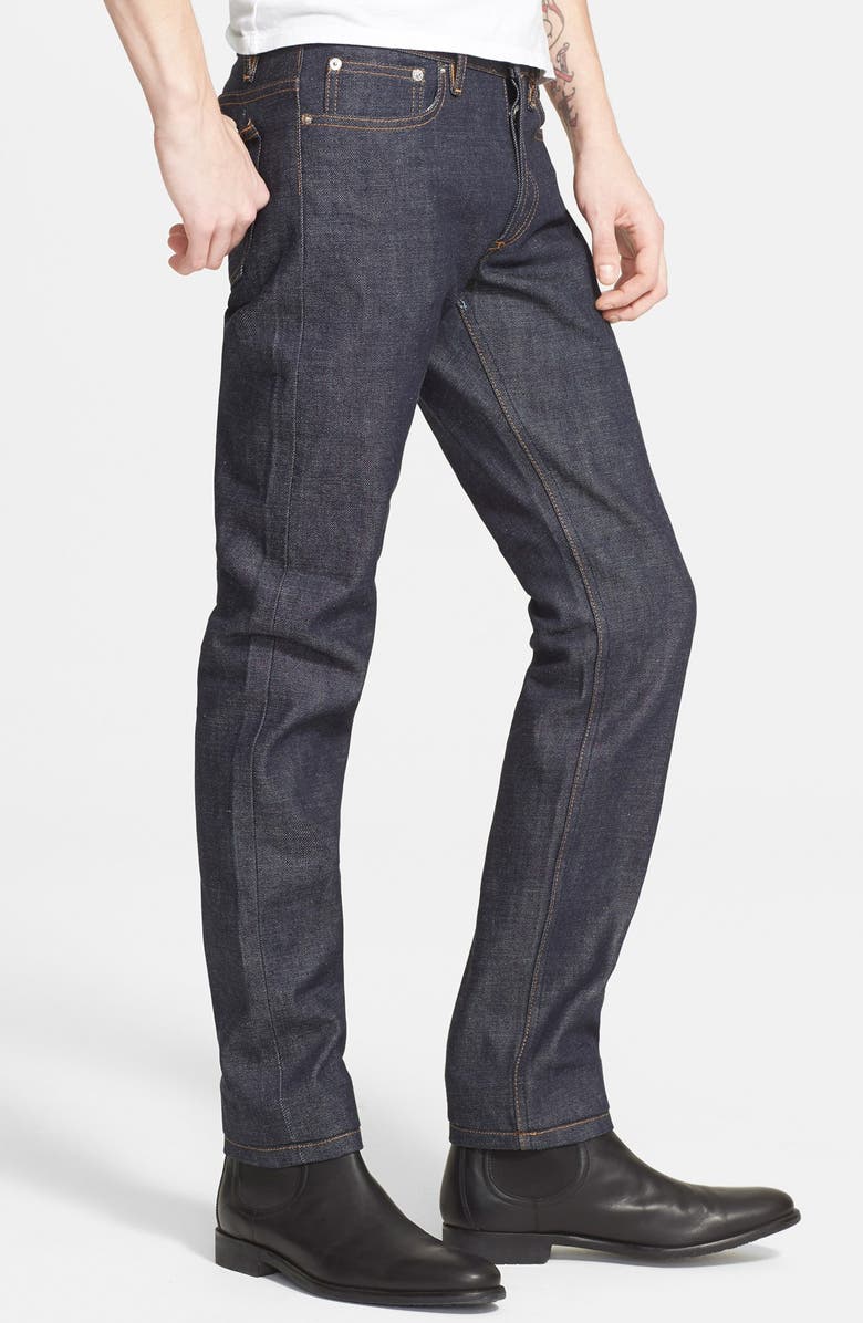 A.P.C. Petit New Standard Slim Straight Leg Selvedge Jeans, Alternate, color,