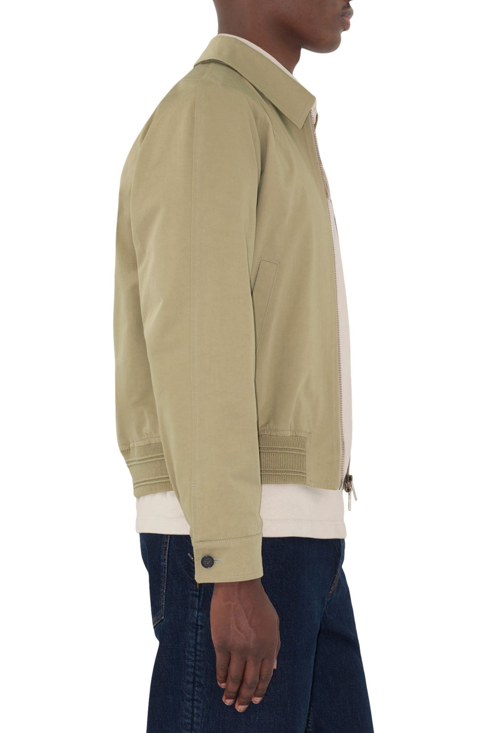 Local Cursive Text Burberry Harrington Cursive Hem Jacket (Men) | Nordstrom