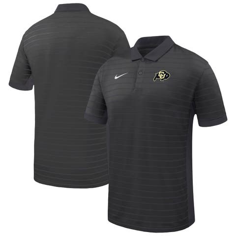 Men's Nike Black Colorado Buffaloes Victory Stripe Dri-FIT Polo