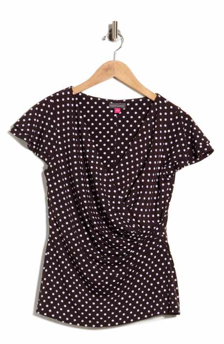 Dot Wrap Top