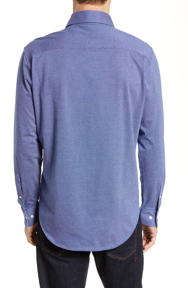 Robert Graham Lyells Tailored Fit Piqué Shirt, Alternate, color,