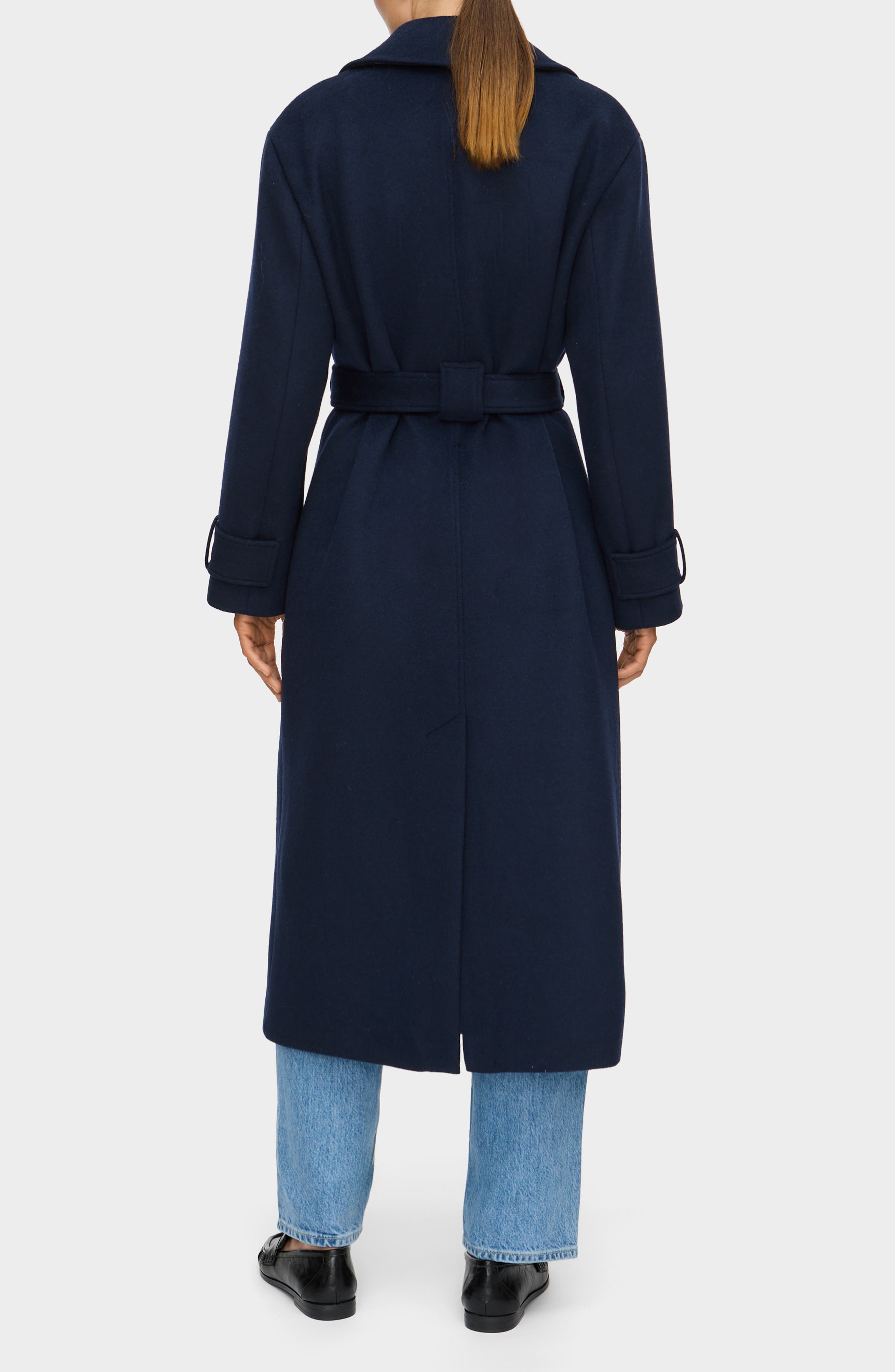 George Wool Blend Wrap Coat - image 2