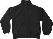 BURNSIDE Polar Fleece Quarter Zip Sweatshirt