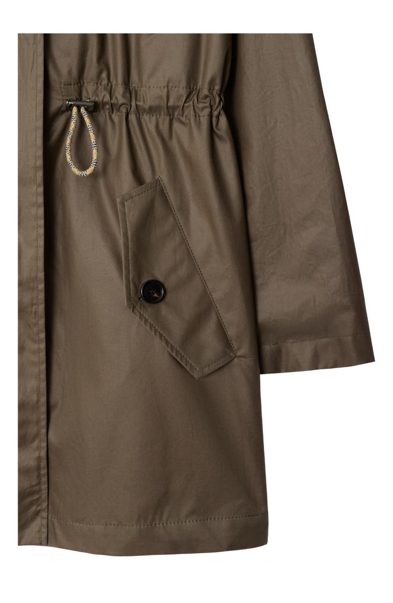 Burberry Coated Gabardine Parka, Alternate, color, 