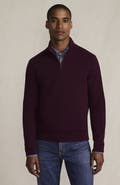 Lands' End Fine Gauge Cashmere Quarter Zip