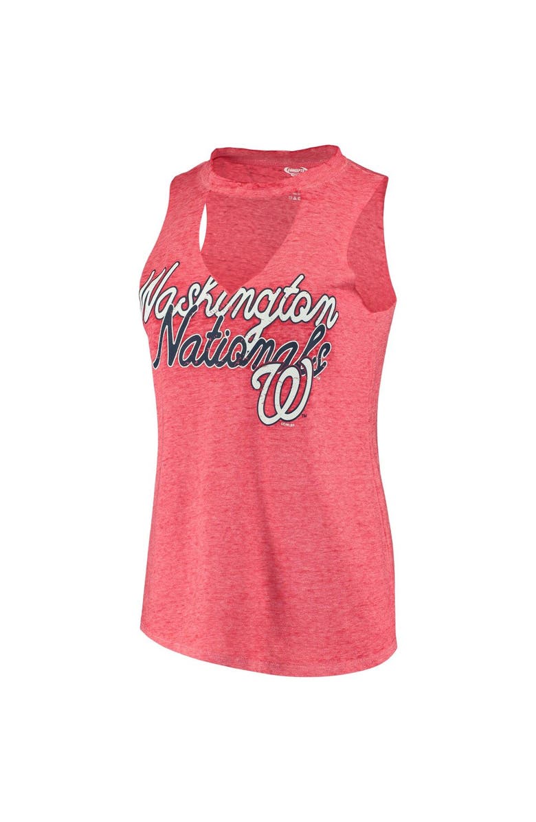 CONCEPTS SPORT Women's Concepts Sport Red Washington Nationals Loyalty Choker Neck Tank Top, Alternate, color, 