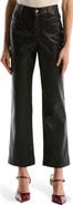 Laundry by Shelli Segal Faux Leather Cropped Bootcut Pants