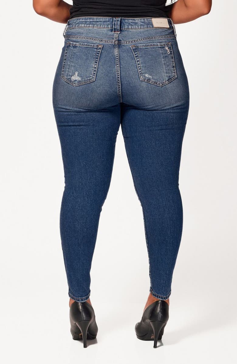 SLINK Jeans Ankle Skinny Jeans, Alternate, color, Sienna