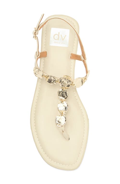 Dolce Vita Dv By Jaime T-strap Sandal In Ivory