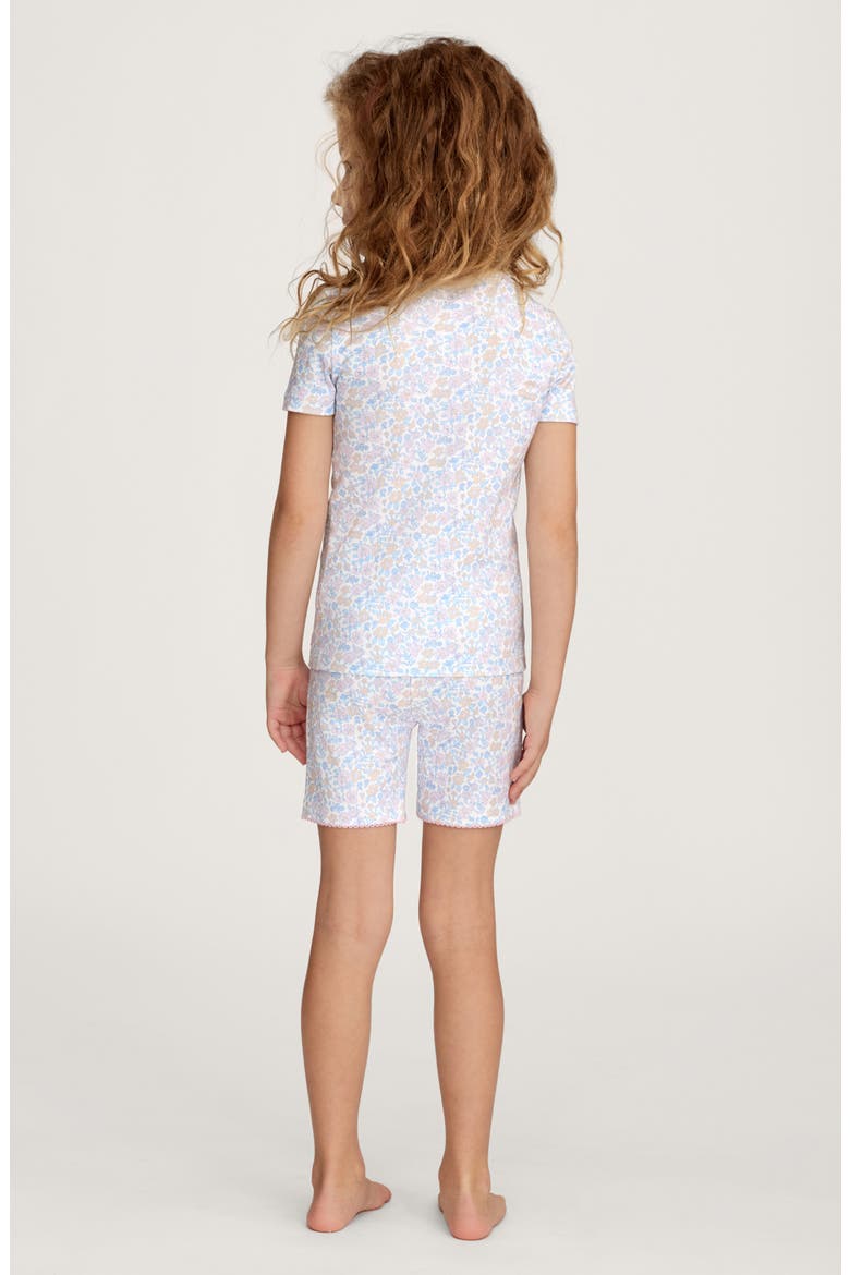 Fleur Blanche Fitted Short Set, Alternate, color, WHITE