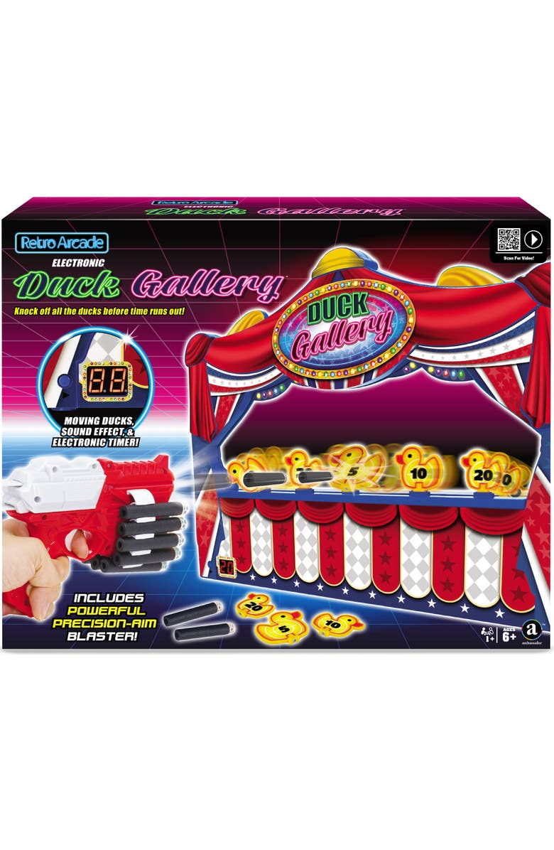 Ambassador Games Duck Shooting Gallery Tabletop Game, Main, color, Multicolored