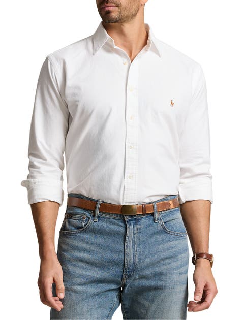 Big & Tall Oxford Sport Shirt