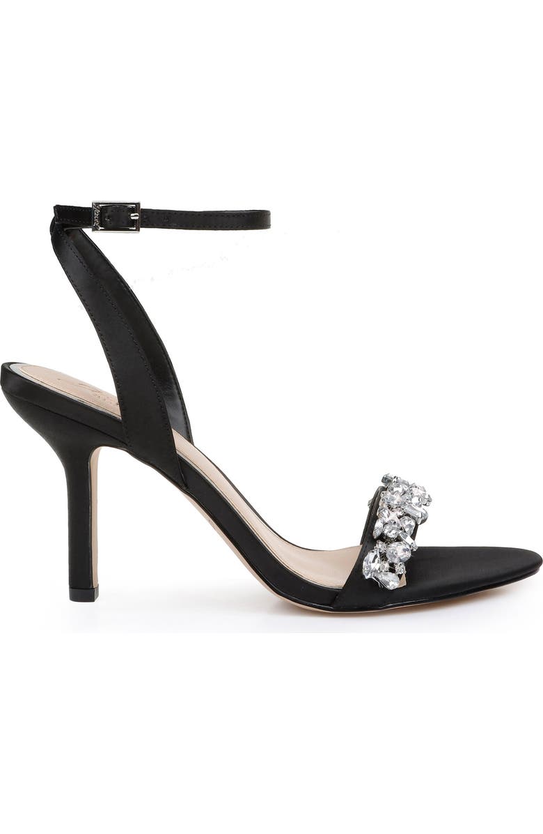 Jewel Badgley Mischka Ojai Crystal Ankle Strap Sandal, Alternate, color,