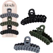 Kitsch 3-Pack Assorted Chain Claw Clips