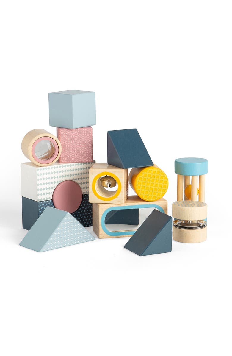 Bigjigs Toys Sensory Explorer Blocks, Alternate, color, Multicoloured