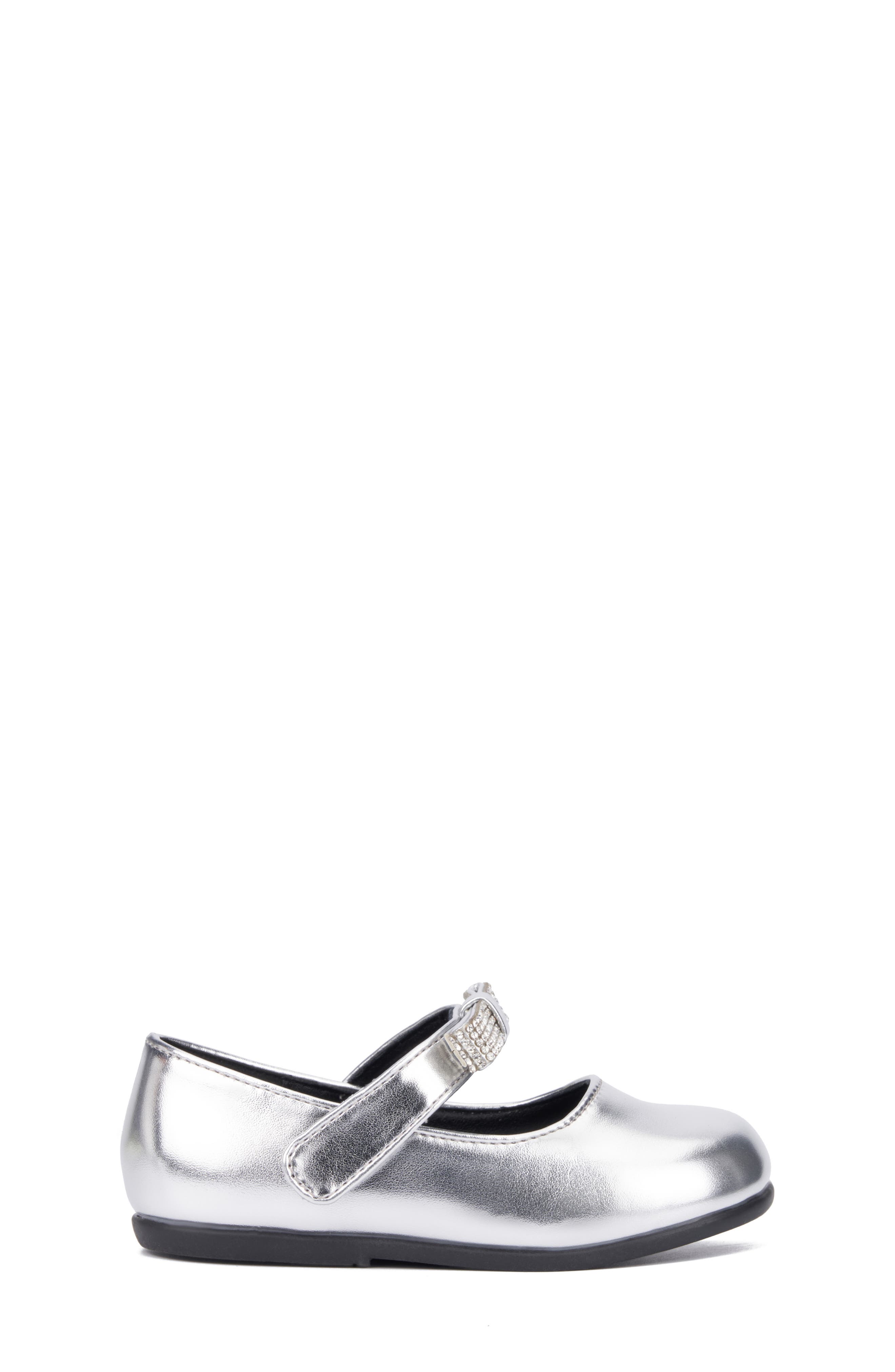 OLIVIA MILLER Kids' Mary Jane Flat, Alternate, color, Silver
