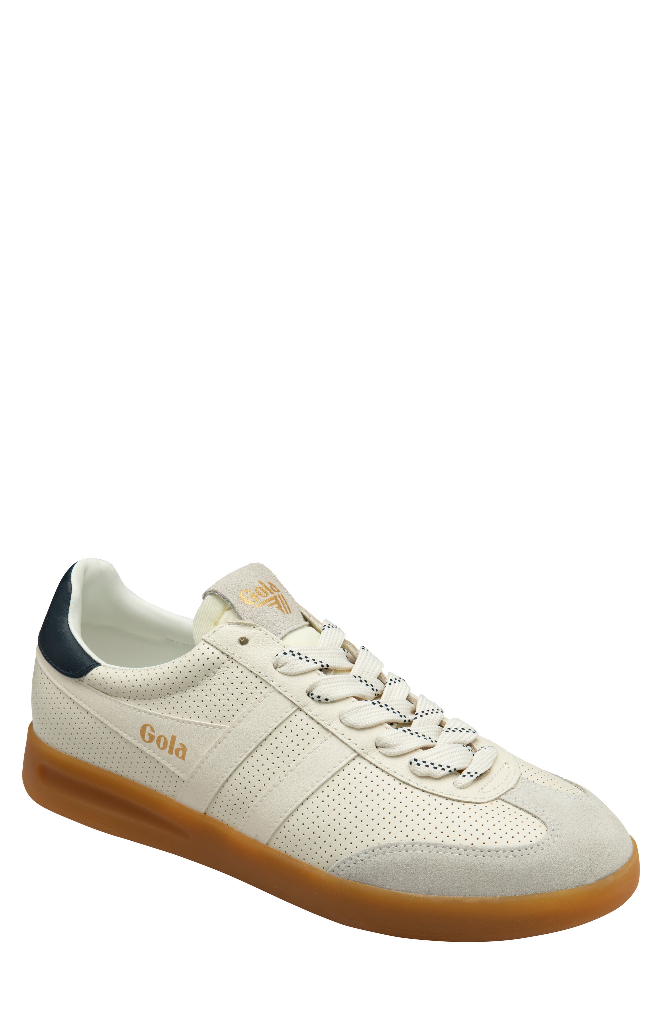 Cyclone Leather 76 Sneaker, Main, color, OFF WHITE/ NAVY/ GUM