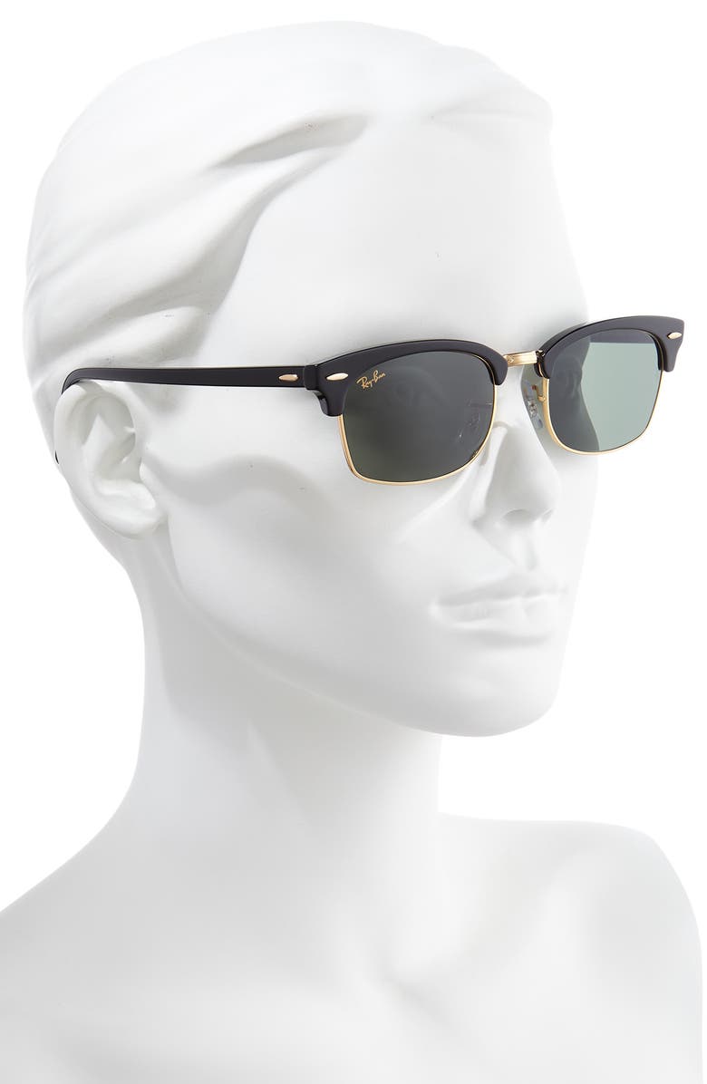 Ray-Ban Clubmaster 52mm Rectangular Sunglasses, Alternate, color, 