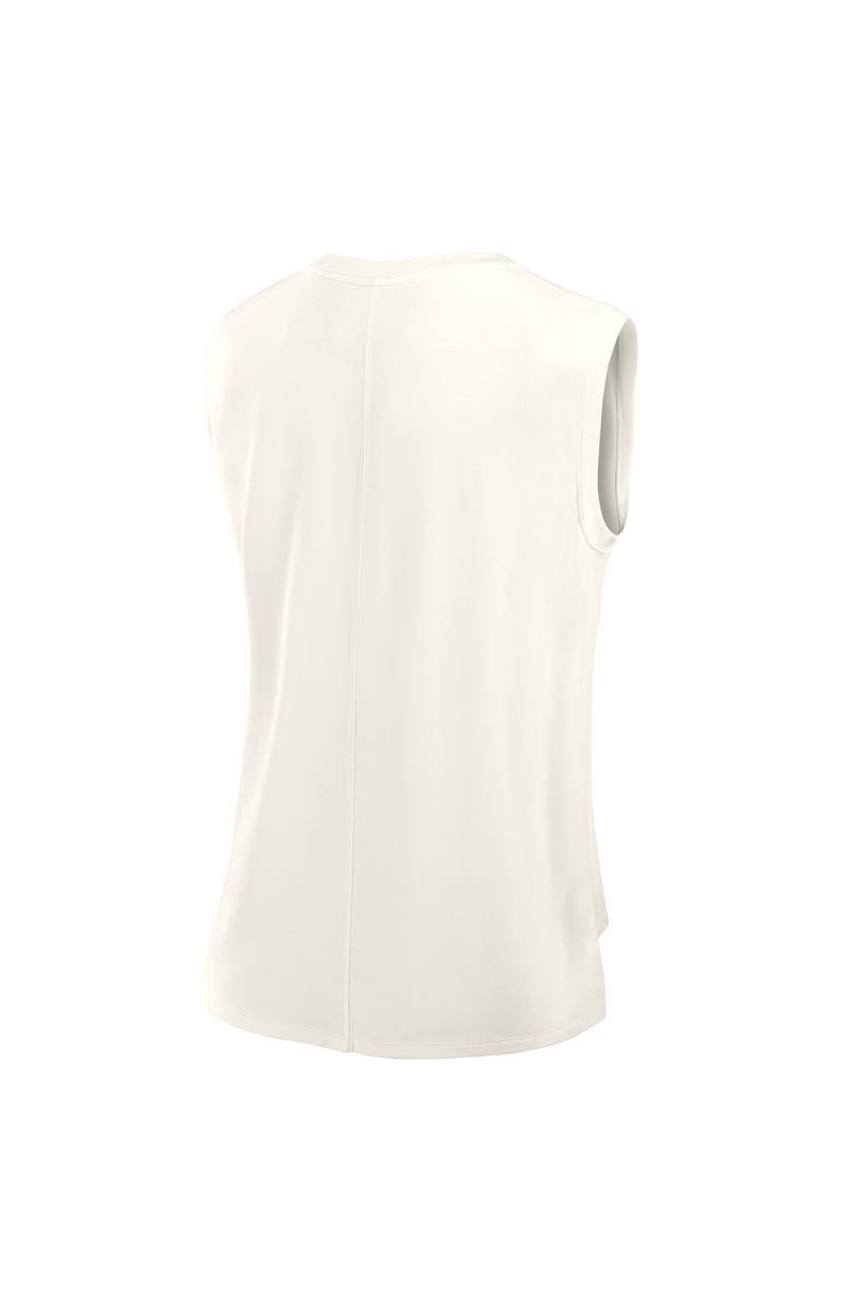 FANATICS Women's Fanatics Cream Dallas Cowboys Studio Embrace Tank Top, Alternate, color, Cream