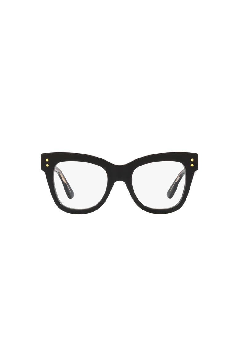 50mm Cat Eye optical glasses, Alternate, color, Black