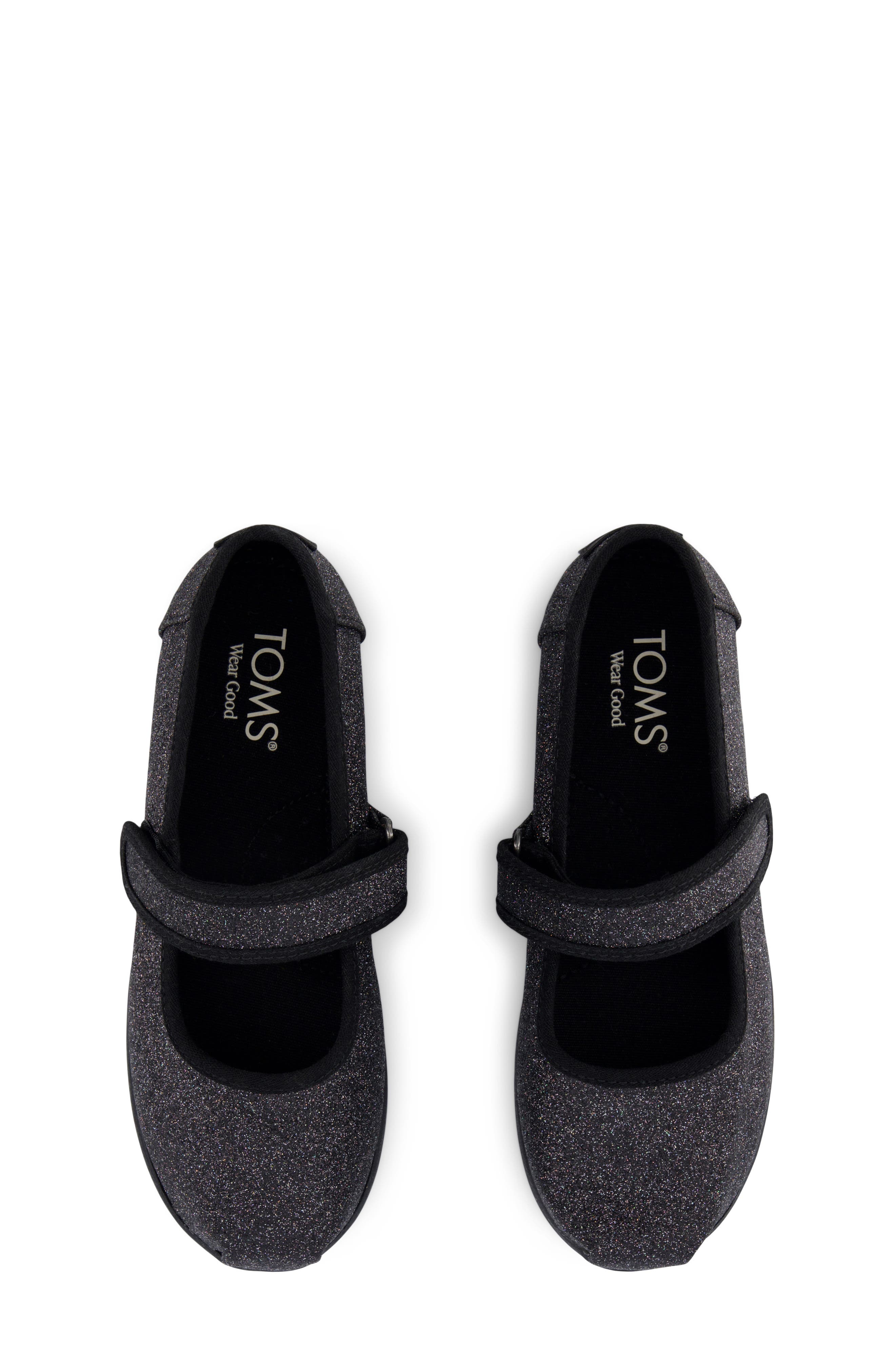 TOMS Nora Mary Jane Sneaker, Alternate, color, Black