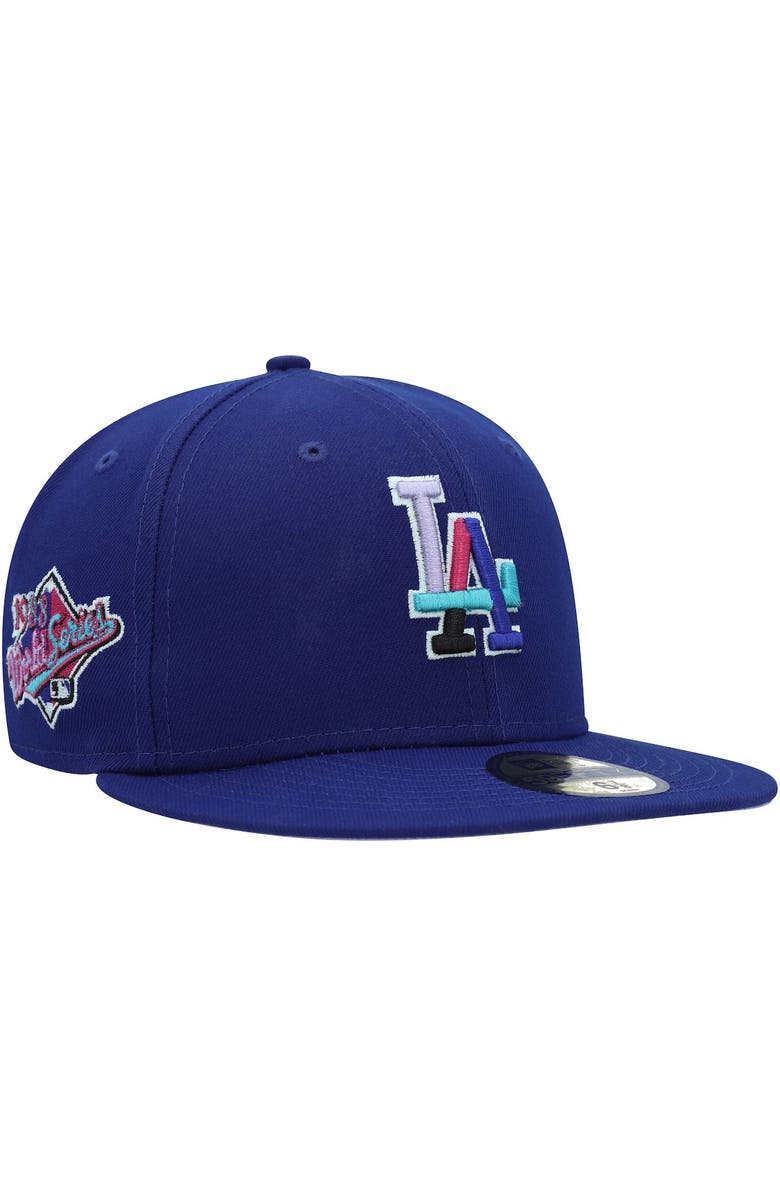 New Era Men's New Era Royal Los Angeles Dodgers 1988 World Series Polar Lights 59FIFTY Fitted Hat, Main, color, Royal