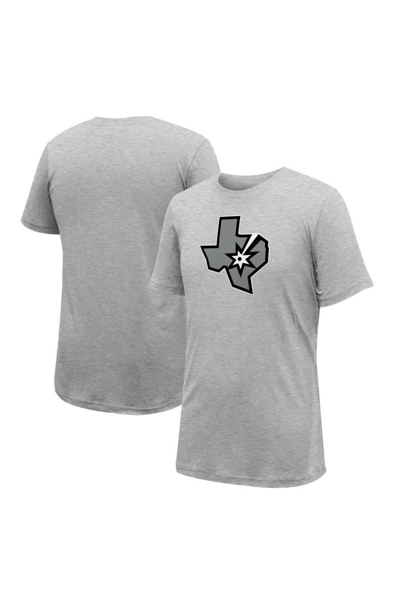 Stadium Essentials Unisex Stadium Essentials Gray San Antonio Spurs Primary Logo T-Shirt, Main, color, Gray