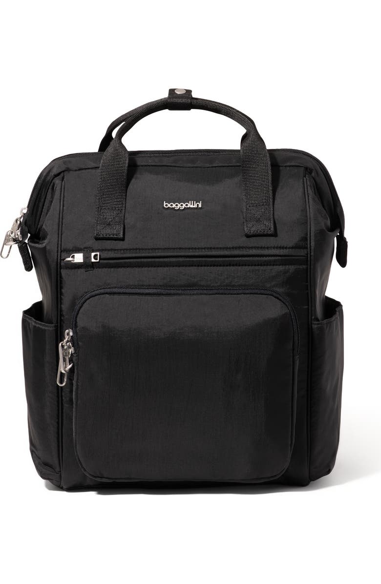 BAGGALLINI Securtex Anti-Theft Windsor Backpack, Main, color, Black