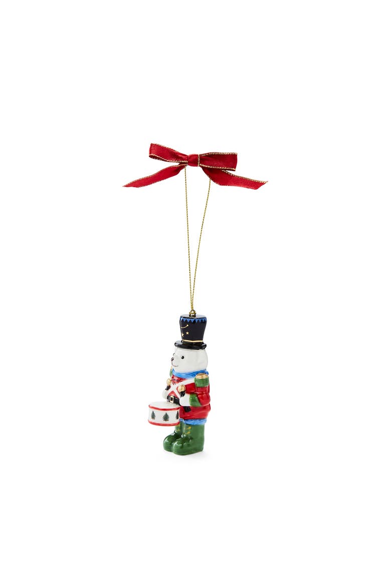 Christmas Tree Teddy Bear Nutcracker Ornament, Alternate, color, Multi