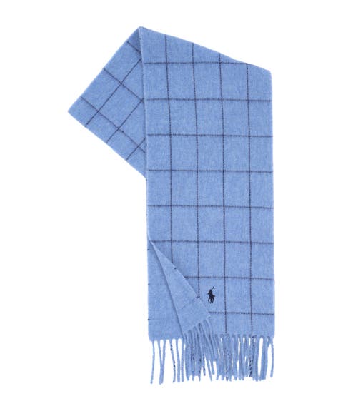 Reversible Windowpane Scarf