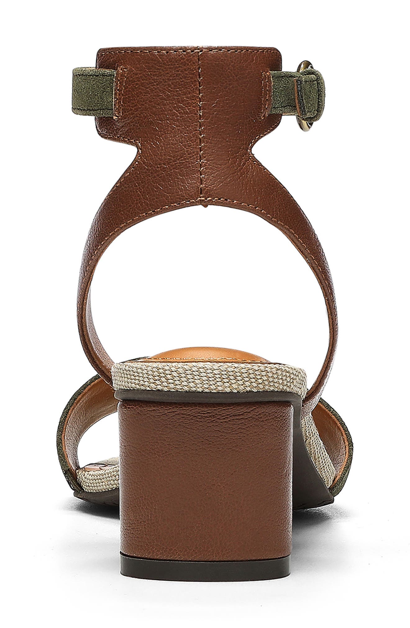 Georgia Ankle Strap Sandal, Alternate, color, MOSS