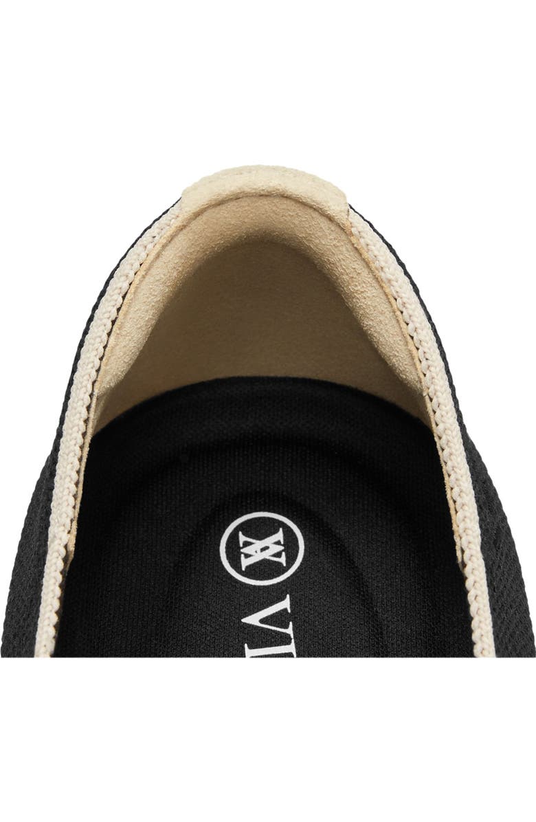 VIVAIA Pointed-Toe Bow Loafers, Alternate, color, Black Cream Ivory