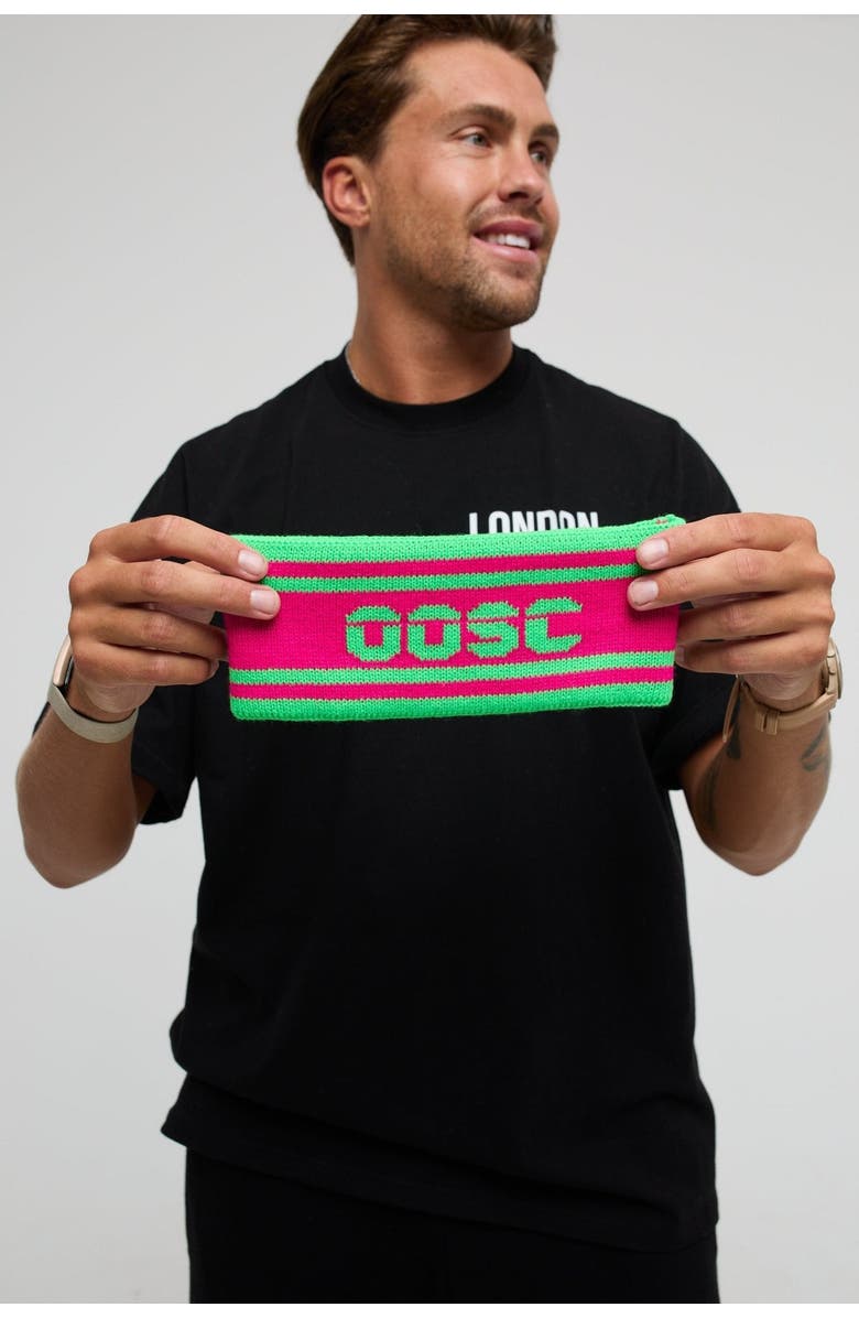 OOSC Après Headband - Green and Pink, Alternate, color, Green And Pink