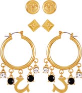 True Religion Trio Earring Set