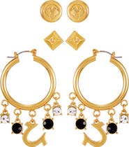 True Religion Trio Earring Set