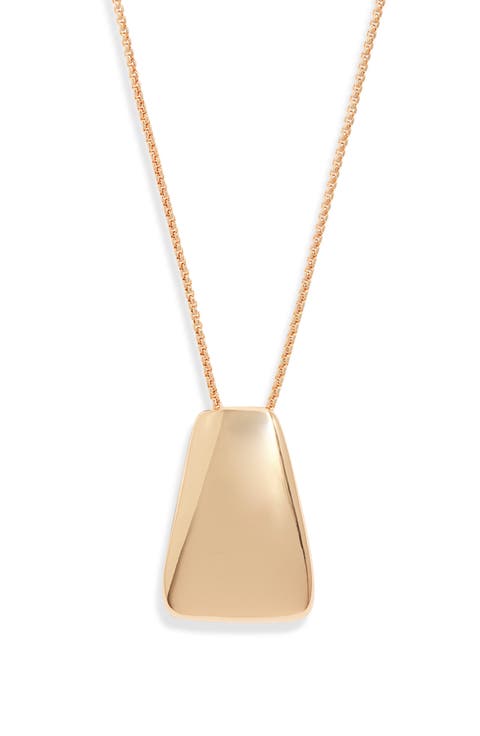 Box Chain Pendant Necklace