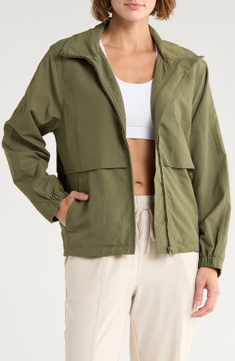 Stand Collar Windbreaker