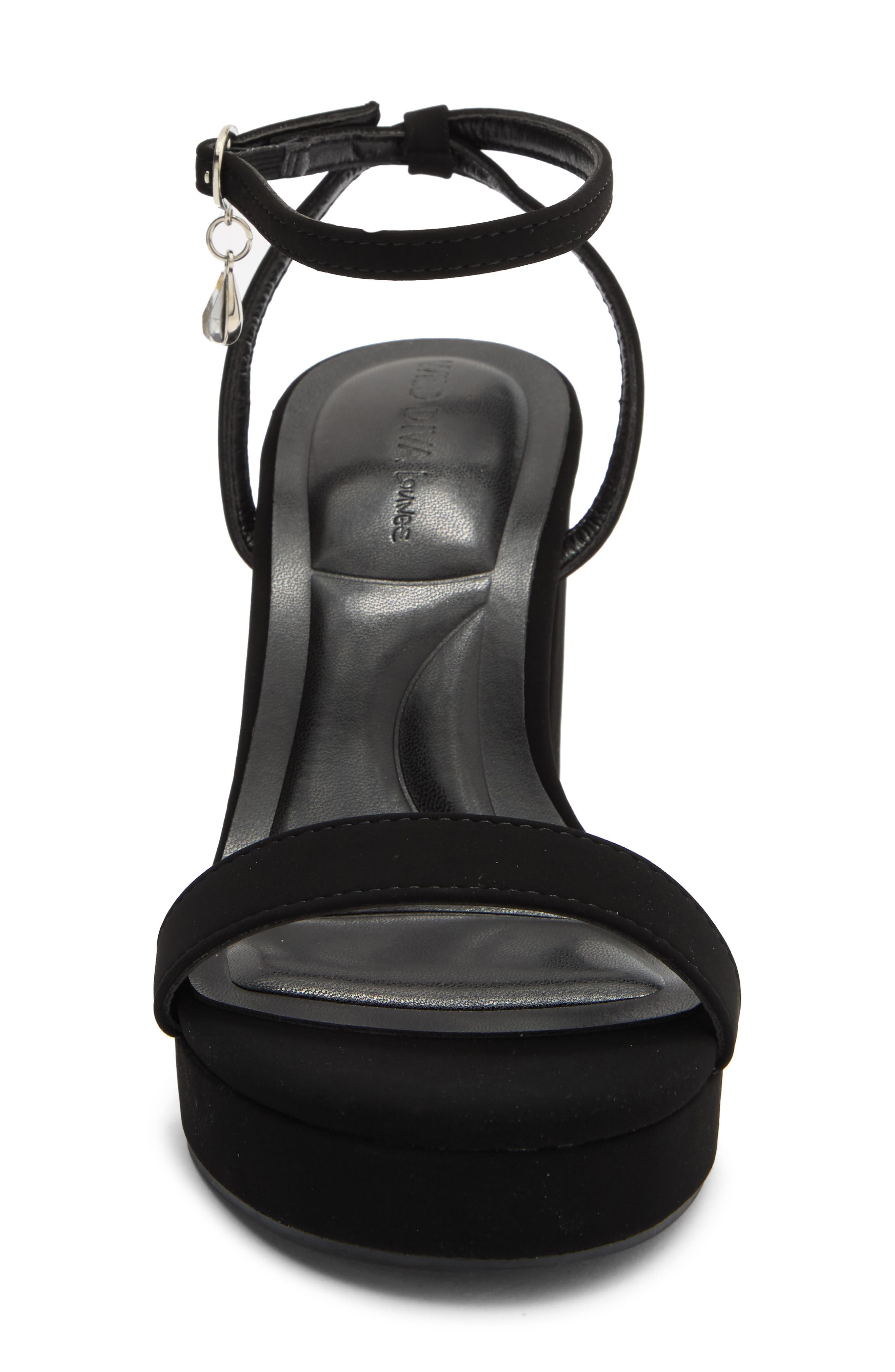 Milani Platform Sandal, Alternate, color, BLACK