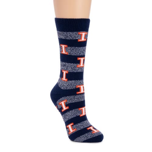 Muk Luks Gameday Terry Loop Socks In Blue