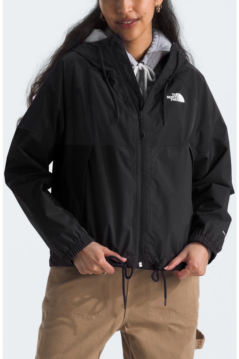Antora Waterproof Rain Hoodie, Main, color, TNF BLACK-NPF