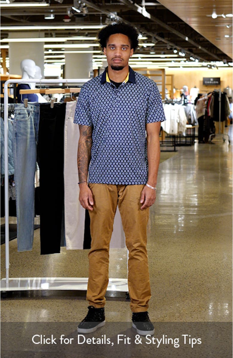 Harris Medallion Print Golf Polo, sales video thumbnail