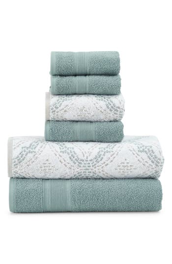 Modern Threads 6 Piece Yarn Dye Towel Set